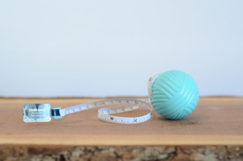 Hemline Knitting Yarn Ball Retractable Tape Measure 150cm/60 