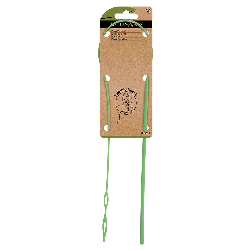 Milward 2511507 Garnaufbewahrungsbox – Transparente Kunststoff-Box Mit 7 Fächern Und 50 Garnwickelkarten, Für Stickgarn & Nähzubehör