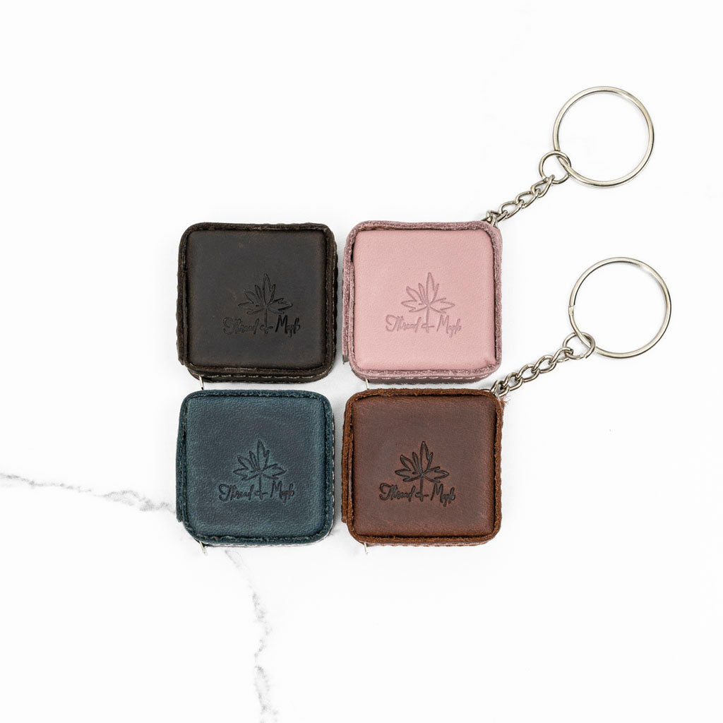 Thread and Maple - Leather Tiny Tape Measure - Makers Lodge